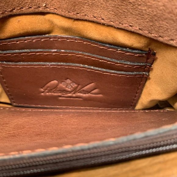 RARE Patricia Nash Hand Painted Women Mini Lace Leather Crossbody Bag - Picture 3 of 13